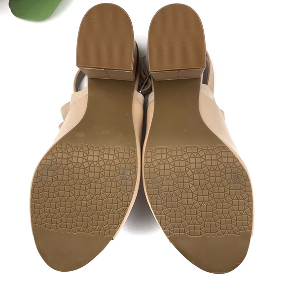 14th & Union Chunky Heel Blush Leather Mules - Picture 7 of 10